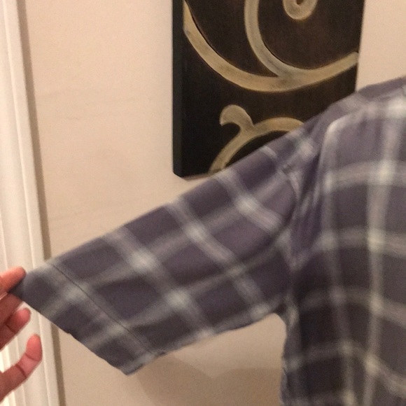 Bundle 3 for $20. Blue plaid Calvin Klein tunic - Picture 3 of 4